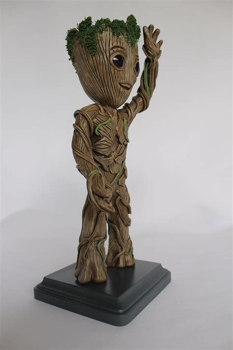 Baby Groot Life Size Sculpture 9 Tall Etsy