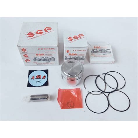 Jual Piston Kit Seher Piston Ring Os Suzuki Smash Oversize