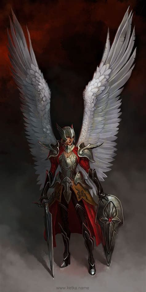 Angel Concept Fantasy Art Warrior Angel Artwork Angel Warrior