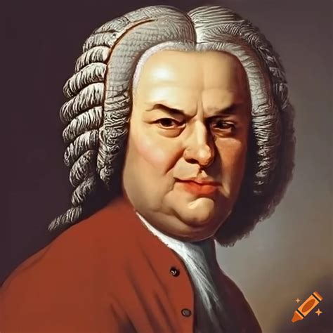 Portrait Of Johann Sebastian Bach On Craiyon