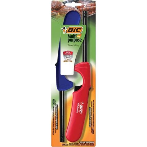 Bic Multi Purpose Classic Edition Lighter Assorted Colors Pack