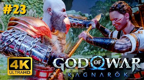 Zerando God Of War Ragnarok Em K Parte Kratos Vs Heimdall A