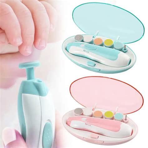 Electric Safe Nail Clipper Polisher Baby Toddler Nail Trimmer Manicure