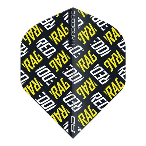 Hardcore XT RD Logo Yellow Schoondart
