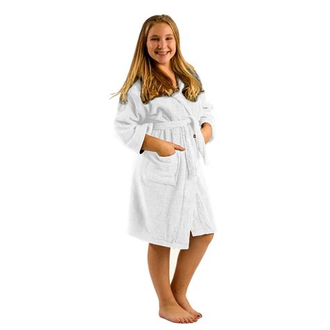 Bylora Kids Hooded Plush Bathrobes Robe For Girls Boys For Beach