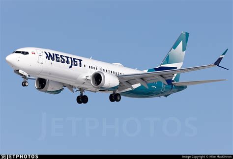 C FQGG Boeing 737 8 MAX WestJet Airlines Mike MacKinnon JetPhotos