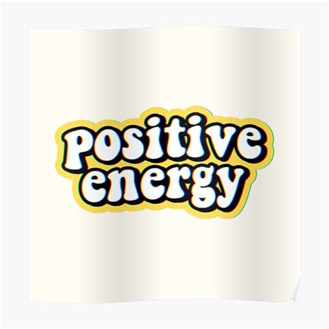 Aesthetic Yellow Positive Energy Poster For Sale By Star Redbubble