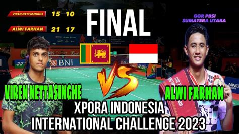 Alwi Farhan Ina Vs Viren Nettasinghe Sri Lanka Xpora Indonesia