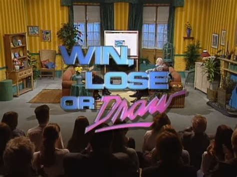 Win Lose Or Draw Uk Gameshows Wiki Fandom