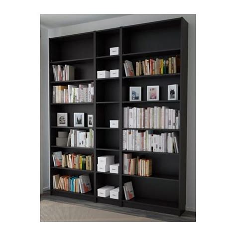 Billy Bookcase Black Brown X X Ikea Black Bookshelf