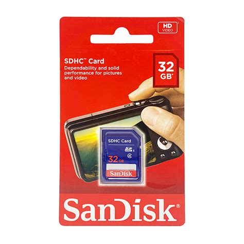 SanDisk Standard 32 GB SD Class 4 SDHC Memory Card SDSDB 032G B35 For