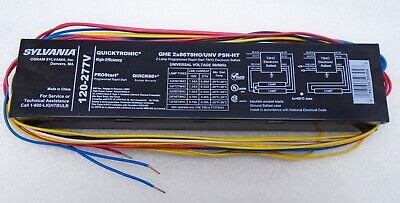 Sylvania Quicktronic QHE2x86T8HO UNV PSN HT 120 277V Ballast B1 EBay