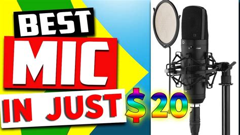 Less Than 20 Best Budget Microphone For YouTube Best YouTube Mic