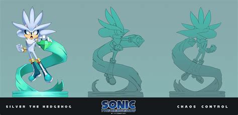 Artstation Silver The Hedgehog Figure Concept