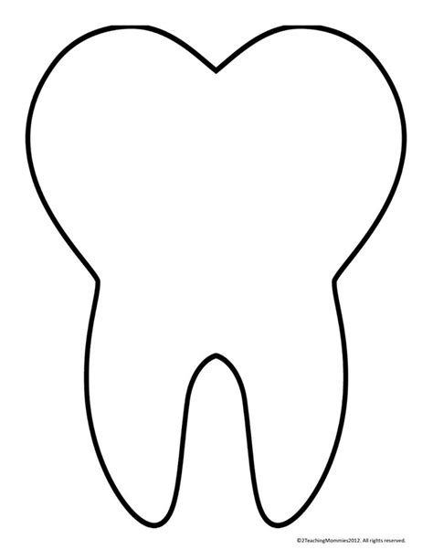 Template Of Teeth