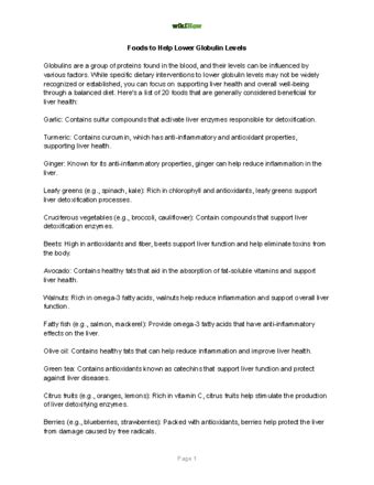 Globulin function, globulin types and causes of high or low globulin levels | Descubra o gosto ...