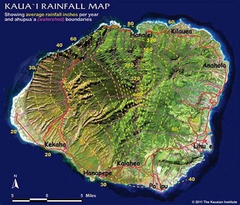 Kauai Rainfall Map News Updates Bali Hai Realty