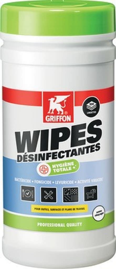 Lingettes D Sinfectantes Pour Outils Et Surfaces Griffon Bo Te De