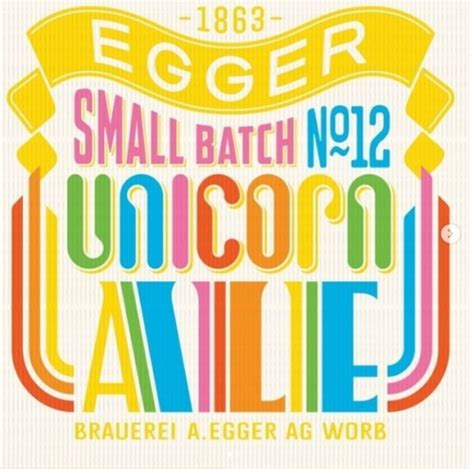 Unicorn Ale Egger Bier Worb Untappd