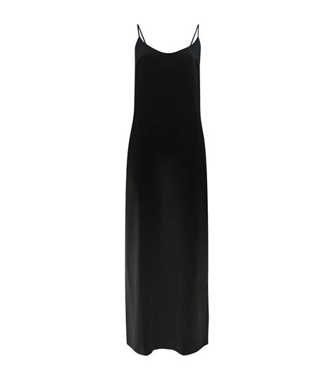 Womens La Perla Black Entry Silk Longline Slip Dress Harrods Uk