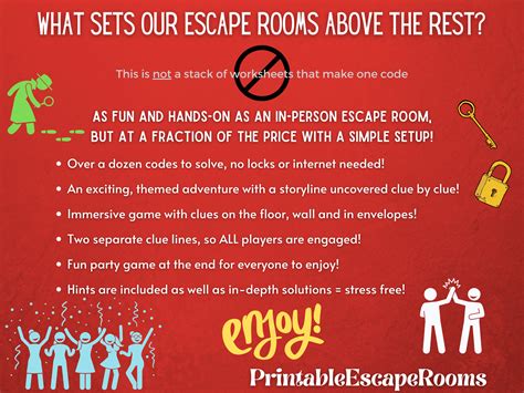 Pirate Escape Room Game. Treasure Adventure Printable Party Game for ...