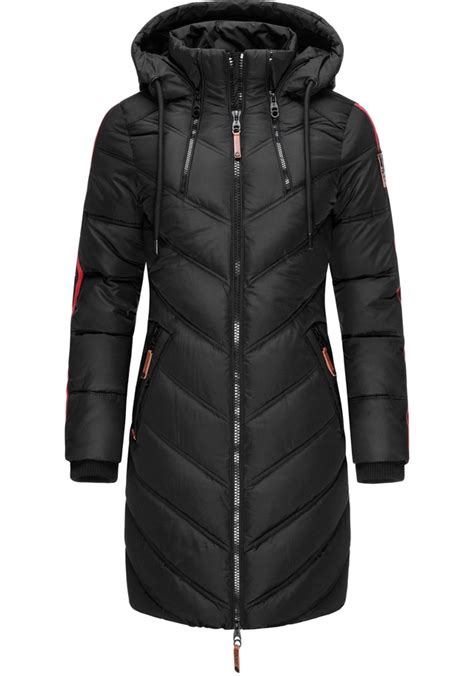 Marikoo Wintermantel Armasa Modischer Damen Winter Steppmantel Mit