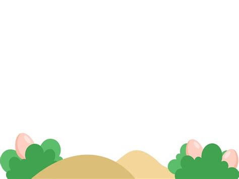 Premium Vector Easter Eggs In Grass Illustration