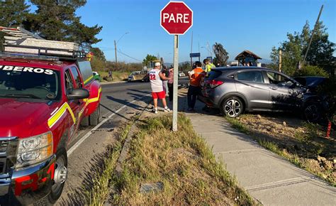 Con Lesiones De Mediana Gravedad Resulta Mujer Tras Colisionar Con