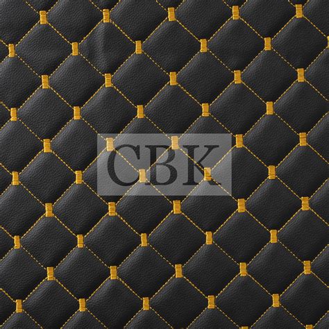 CBK 111 Courvin Costurado CBK Diamante Preto Linha Dourada CBK