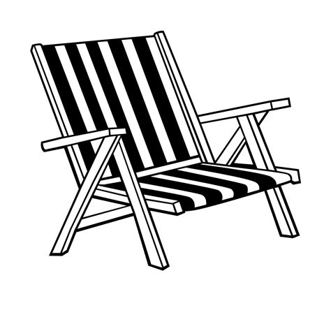 Chair Line Art Clipart Free Printable Chair Drawing