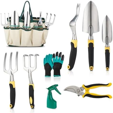 Amazon Complete Garden Tool Kit Comes With Bag Gloves Garden