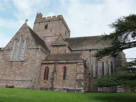 Photographs of Brecon Cathedral, Powys, Wales: South view