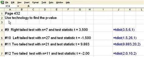 How To Find A P Value With Excel Microsoft Office WonderHowTo