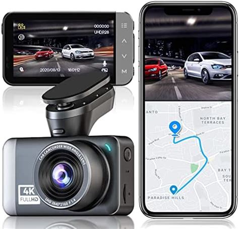 Jomise K Dash Cam D Built In Gps Wifi Dash Cams For Cars Screen