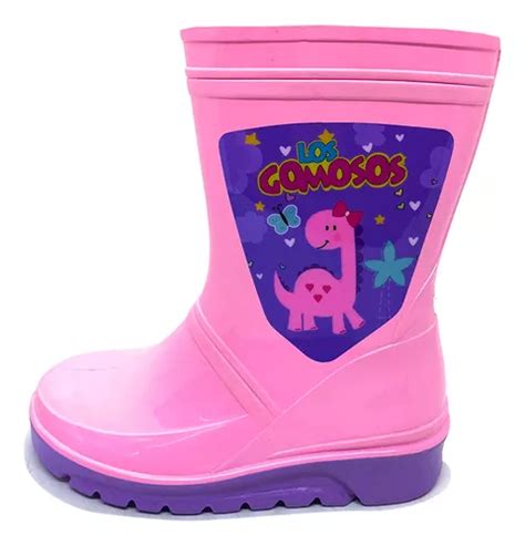 Botas Gomosos Croydon Impermeables Niño Lluvia Caucho Moda MercadoLibre