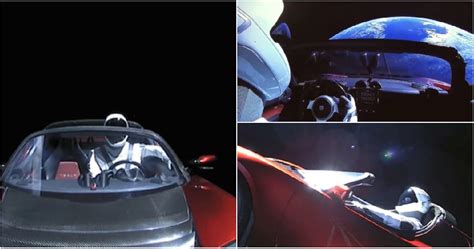 Así Se Ve El Auto Tesla Roadster De Elon Musk En El Espacio Rumbo Al