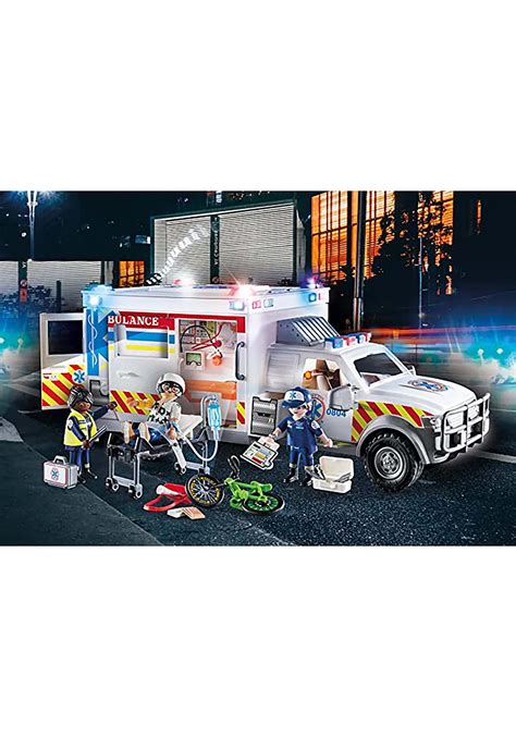 Rescue Vehicles Ambulance W Lights And Sound From Playmobil 79 99