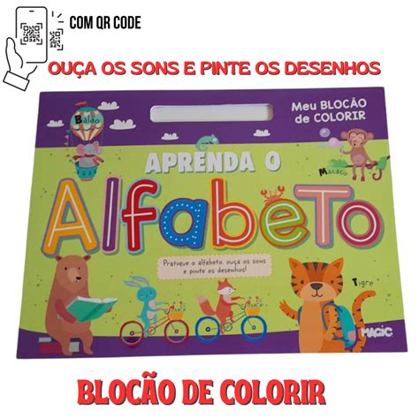 Meu Bloc O De Colorir Alfabeto Shopee Brasil