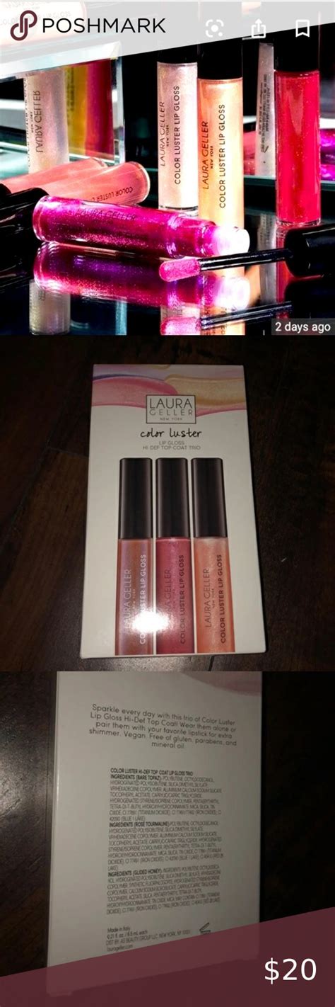 Laura Geller Color Luster Lip Gloss Trio Lip Gloss Lip Colors High