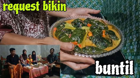 Masak Buntil Daun Singkong Kuatbae Youtube