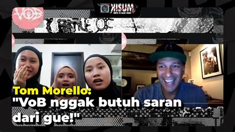 TOM MORELLO PUJI VOICE OF BACEPROT HAI YouTube