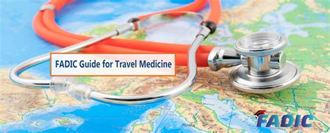 Fadic Guide For Travel Medicine And Medication Checklist