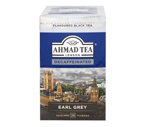 Tea Ahmad Earl Grey Decaffeinated 20pcs 40g Cheap Basket