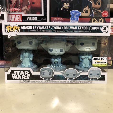 Funko POP Star Wars Across The Galaxy Force Ghost 3 Pack Anikan