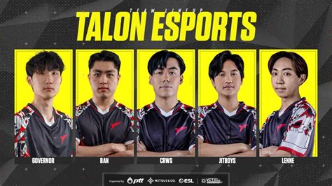 Talon Esl Clash Of Nations Patiphan One Esports