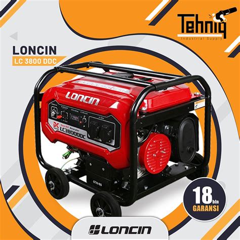 Jual Generator Genset Listrik Bensin Loncin Lc 3800 Ddc Digital