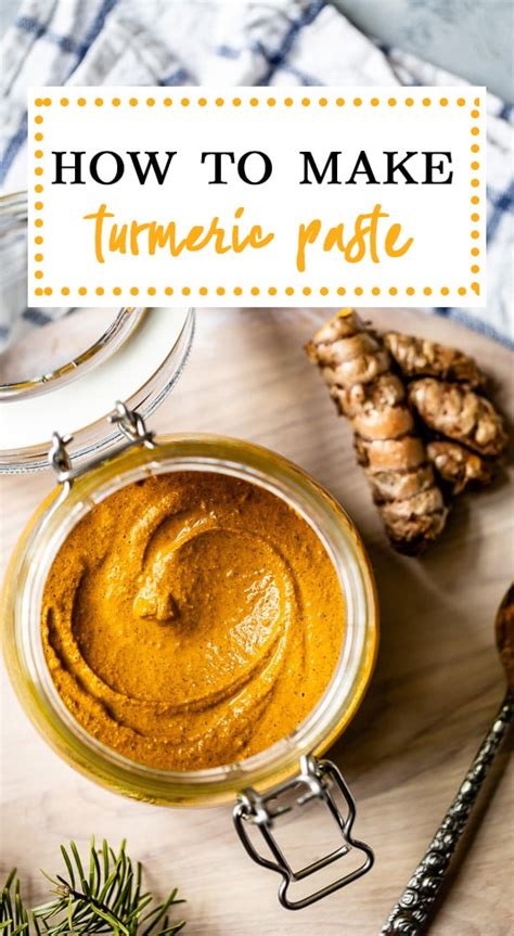 How To Make Turmeric Paste - Foolproof Living