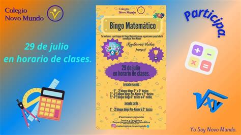 Departamento De Matem Tica Realizar Bingo Matem Tico