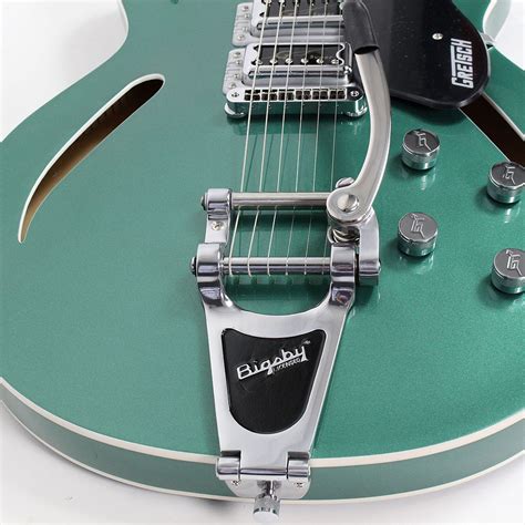 New Gretsch G5622t Cb Electromatic Center Block Georgia Green Semi Hollow Body Cream City Music