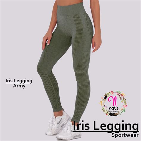 Legging Sport Iris Legging Celana Senam Celana Olahraga Wanita Legging